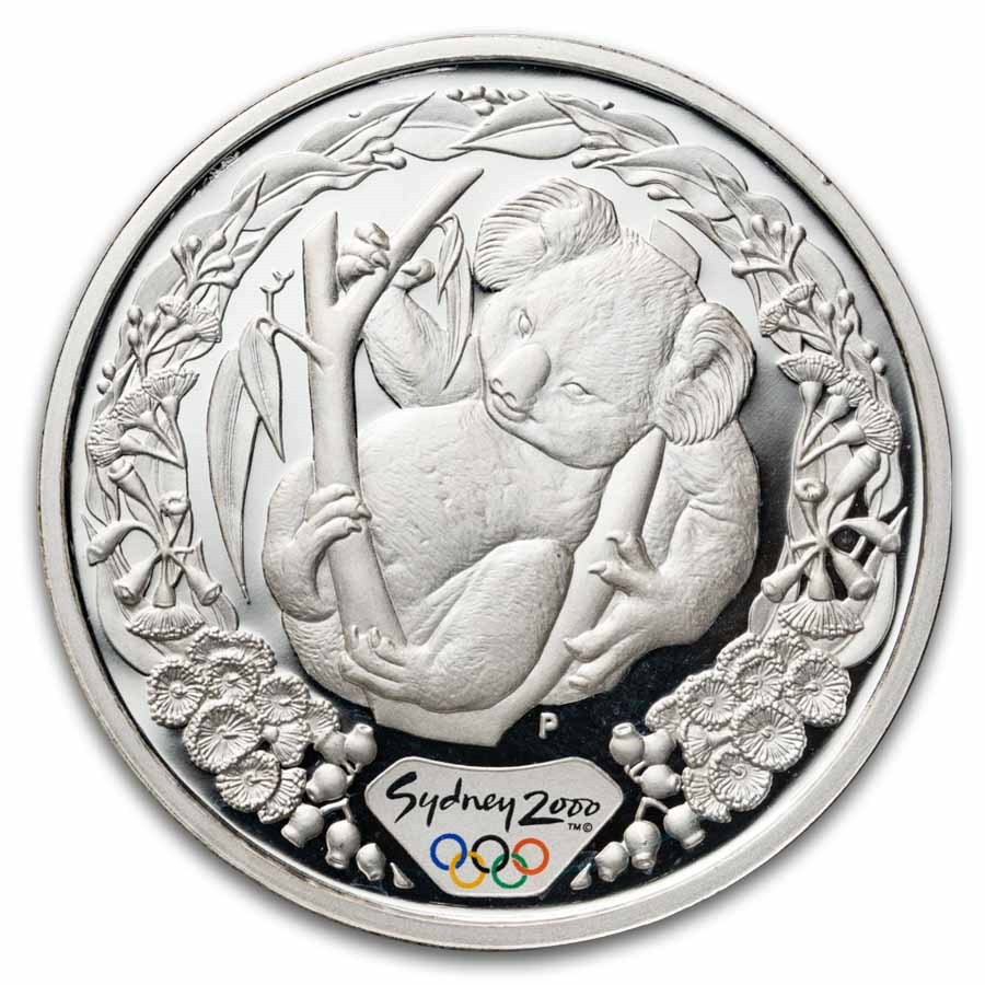 2000 Australia 1 oz Silver Sydney Olympics (Olympic Masterpiece)