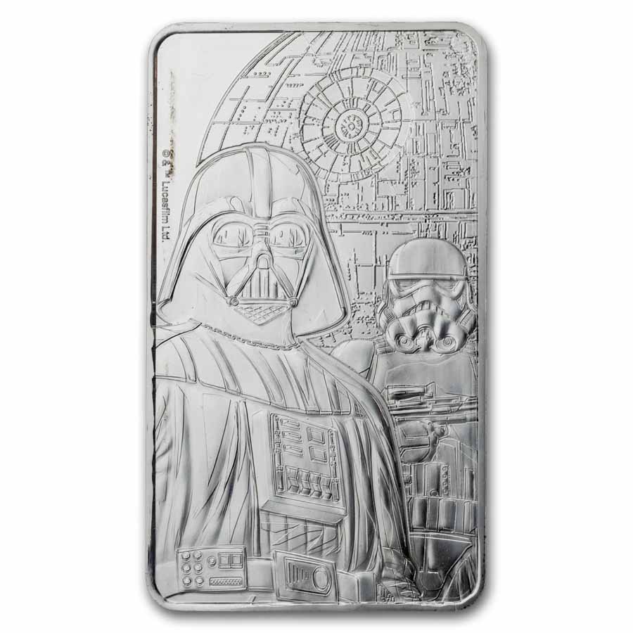 10 oz Silver Bar - The Royal Mint Star Wars Dark Side