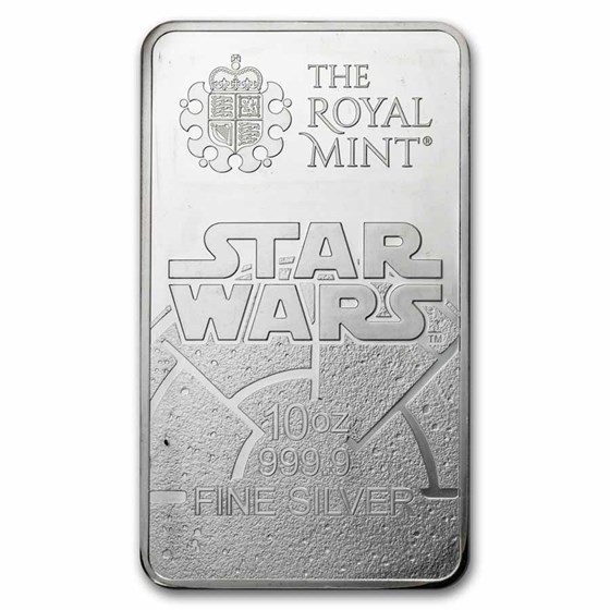 10 oz Silver Bar - The Royal Mint Star Wars Dark Side