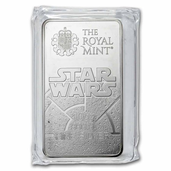 10 oz Silver Bar - The Royal Mint Star Wars Dark Side