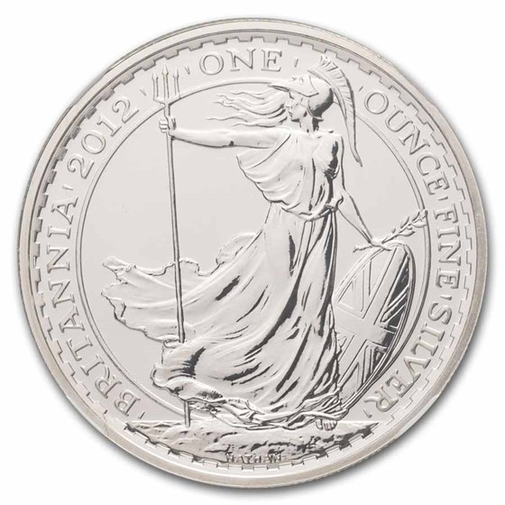 2012 Great Britain 1 oz Silver Britannia MS-70 NGC
