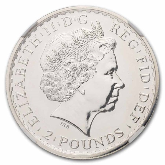 2012 Great Britain 1 oz Silver Britannia MS-70 NGC