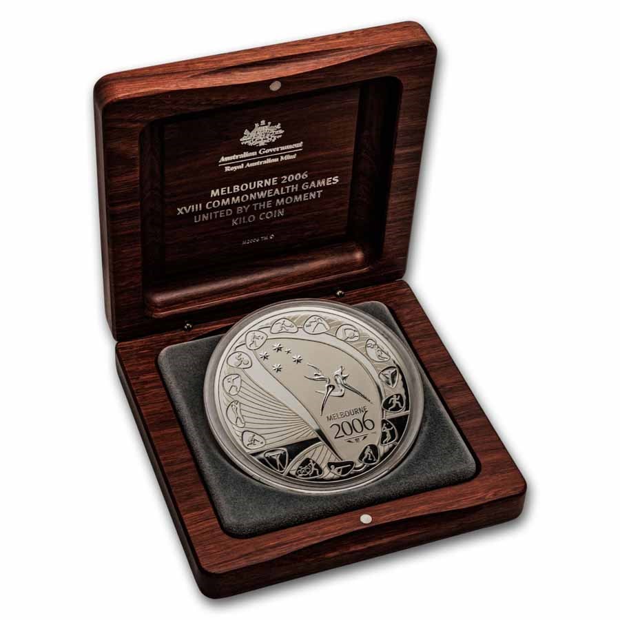 2006 Australia 1 Kilo Silver Commonwealth Games