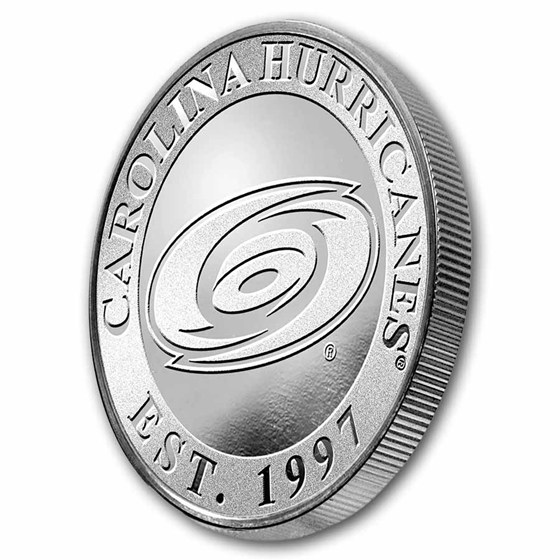 2026 1 oz Silver NHL Stanley Cup Champions Carolina Hurricanes