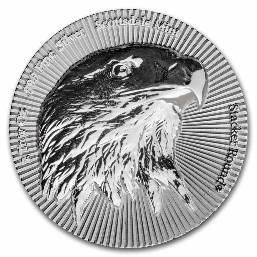 2 oz Silver Round - Scottsdale Eagle Stacker®