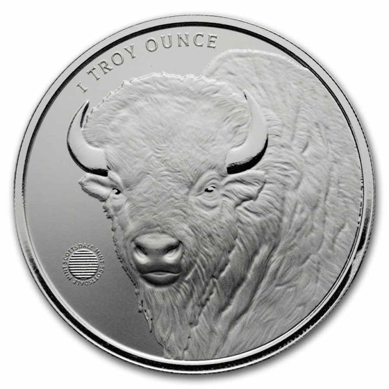 1 oz Silver Round - Scottsdale Mint (Buffalo Girl)