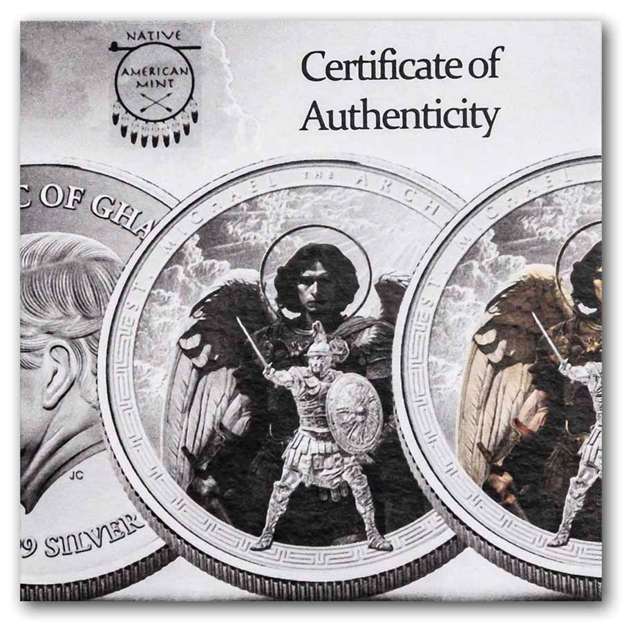 2026 Ghana 1 oz Silver Patron Saints St. Jude (Box/COA)