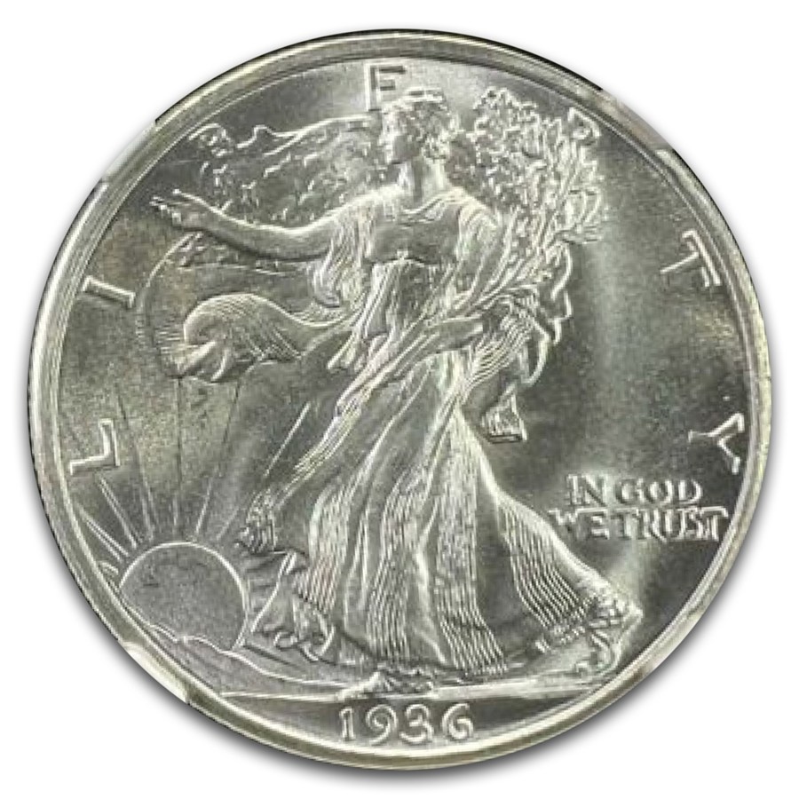 1936-D Walking Liberty Half Dollar MS-66+ NGC CAC