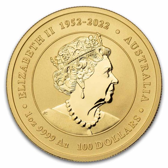 2024 Australia 1 oz Gold Lunar Dragon BU Dragon Privy