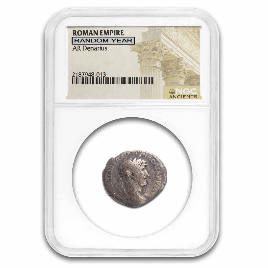 Roman Silver Denarius Random Emperors (69 AD-244 AD) NGC