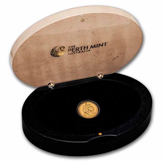 2010 Australia 1/10 oz Gold Lunar Tiger Proof (Box &amp; COA)