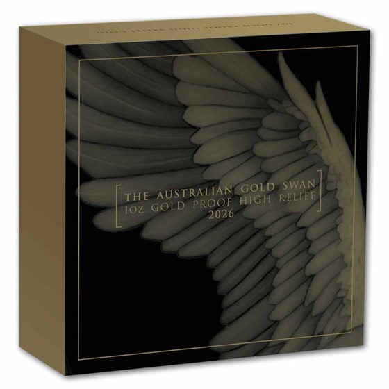2026 AUS 1 oz Gold Swan PR-70 PCGS DCAM HR (FDI 10th Anni. Label)