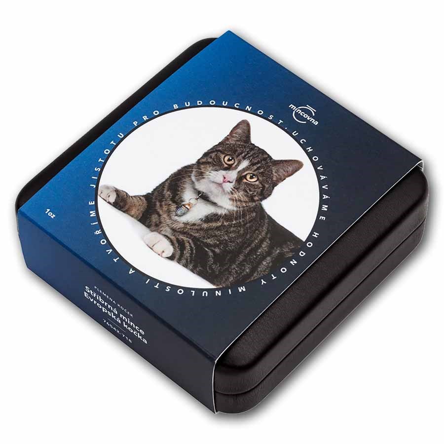 2026 Niue 1 oz Silver Proof Cat Breeds: European Shorthair