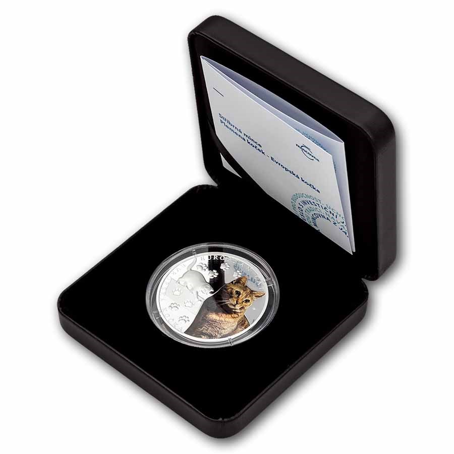 2026 Niue 1 oz Silver Proof Cat Breeds: European Shorthair