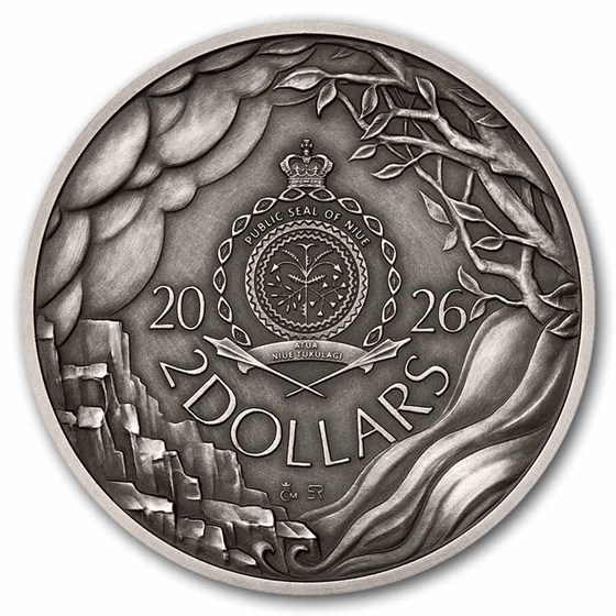 2026 Niue 1 oz Silver Mythological Figures: Vampire