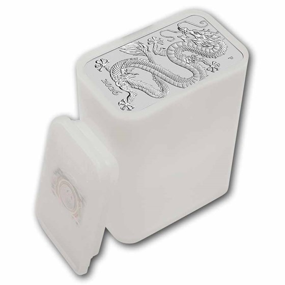 2026 Australia 1 oz Silver Dragon Rectangular Coin BU