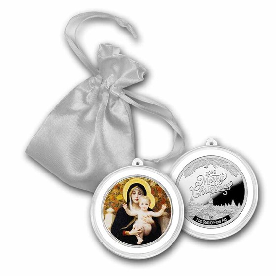 2026 1 oz Silver Colorized Round - Painting of Mary &amp; Jesus