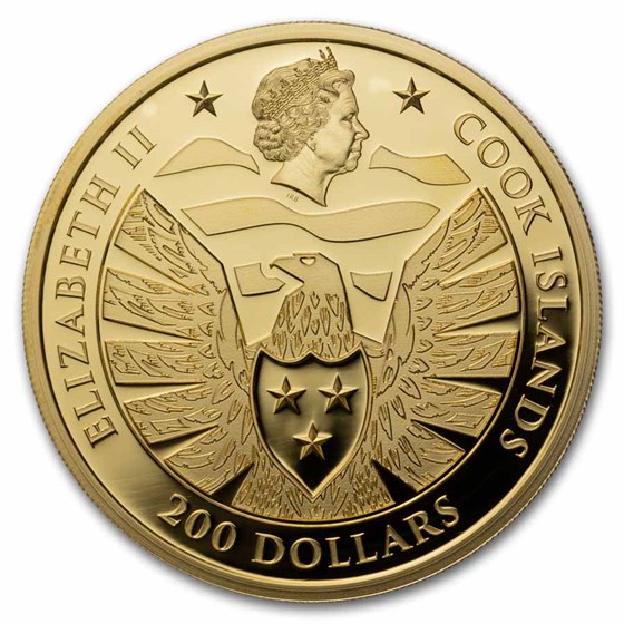 2021 Cook Islands 3-Piece Gold Legacy Eagle Proof Set -Coins Only