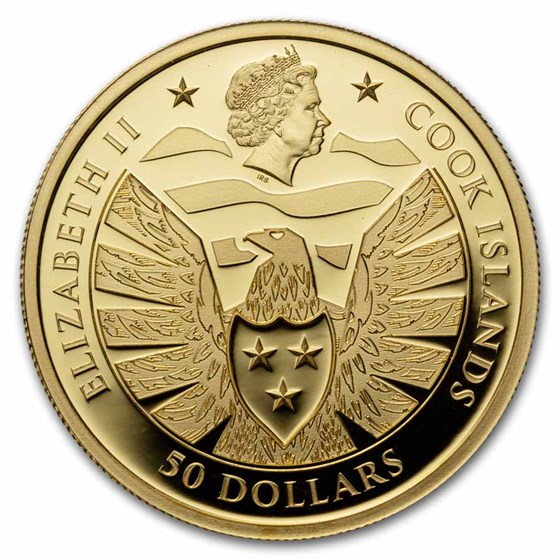 2021 Cook Islands 3-Piece Gold Legacy Eagle Proof Set -Coins Only