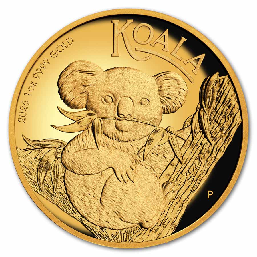 2026 Australia 1 oz Gold Koala Proof (High Relief, Box &amp; COA)