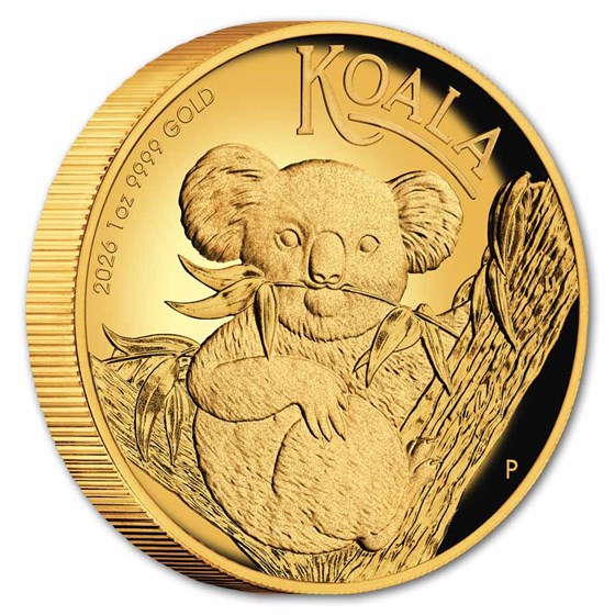 2026 Australia 1 oz Gold Koala Proof (High Relief, Box &amp; COA)