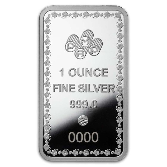 1 oz Silver Bar - PAMP Suisse Diwali &amp; Sacred Cow (In Assay)