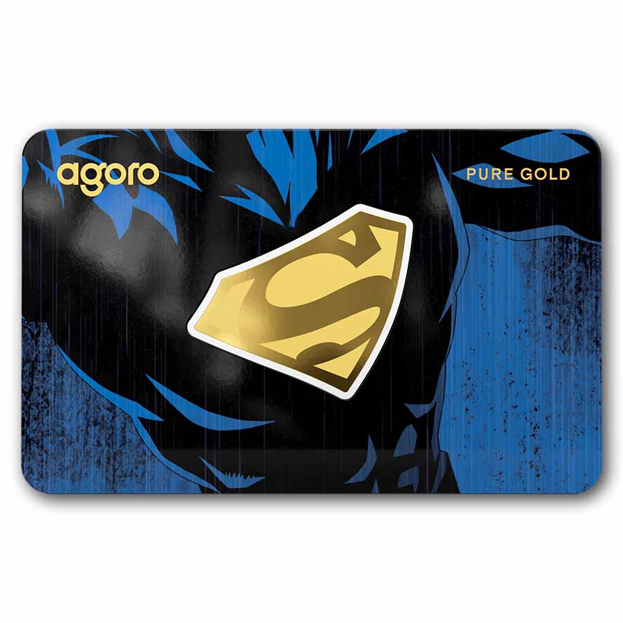 2026 Niue 1/10 gram Gold $1 Shaped Superman Logo 2026 Niue 1/10 gram Gold $1 Shaped Superman Logo