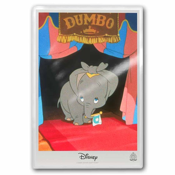 2026 Niue 3/4oz + 5g Silver $2 Disney: Dumbo Collectible Set