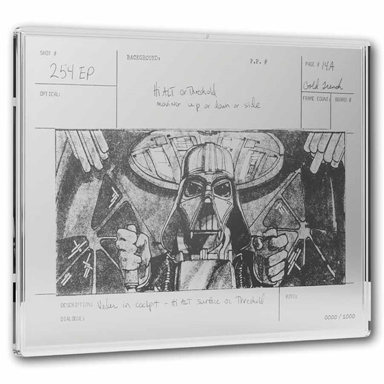 2026 Niue 1 oz Silver $1 Star Wars: Darth Vader - Trench Run Foil