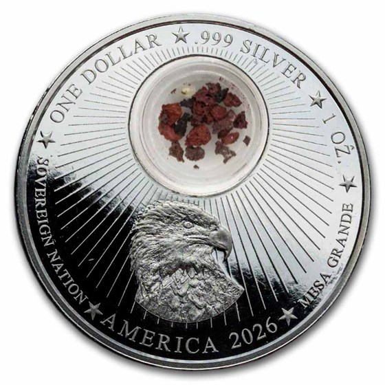 2026 Mesa Grande 1 oz Ag Built by Aliens: Easter Island Proof