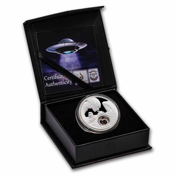 2026 Mesa Grande 1 oz Ag Built by Aliens: Easter Island Proof