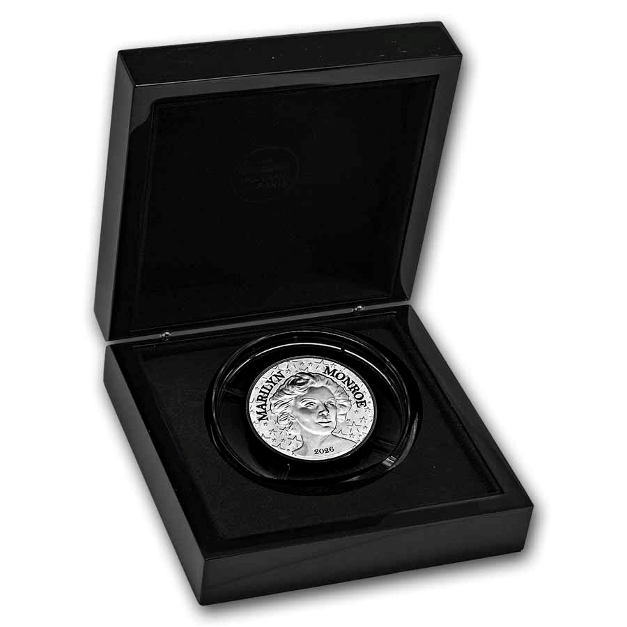 2026 France 5 oz Silver Proof Women of the World(Marilyn Monroe)