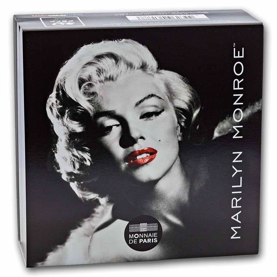 2026 France 5 oz Silver Proof Women of the World(Marilyn Monroe)