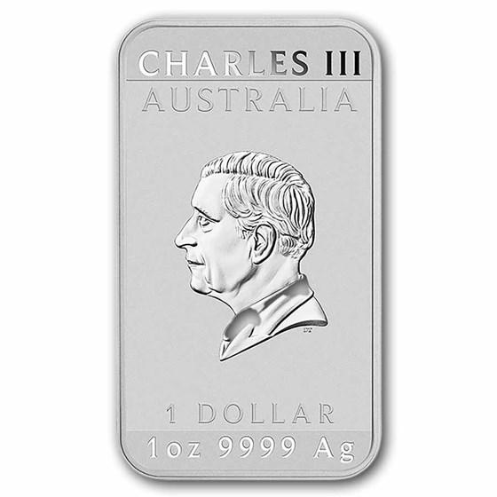 2026 AUS 1 oz Silver Colorized Rectangular Lunar Horse (In Assay)