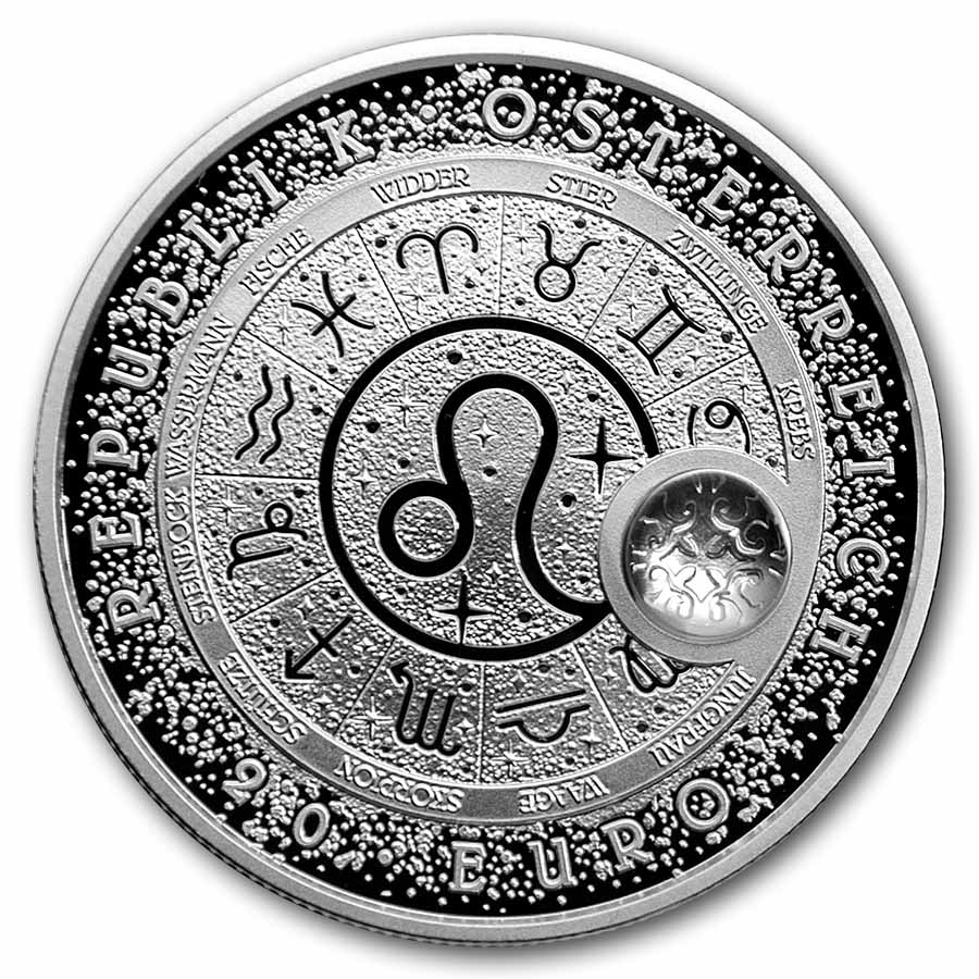 2026 Austria Silver €20 The Stars Series: Leo (Box/COA)