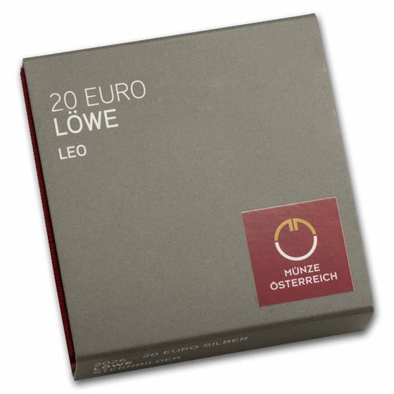 2026 Austria Silver €20 The Stars Series: Leo (Box/COA)