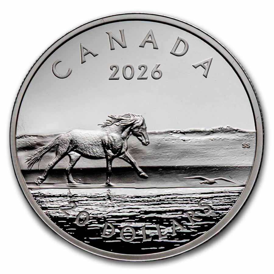 2026 Canada 1 oz Silver $20 Sable Island Horses (Box/COA)