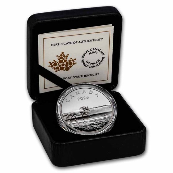 2026 Canada 1 oz Silver $20 Sable Island Horses (Box/COA)