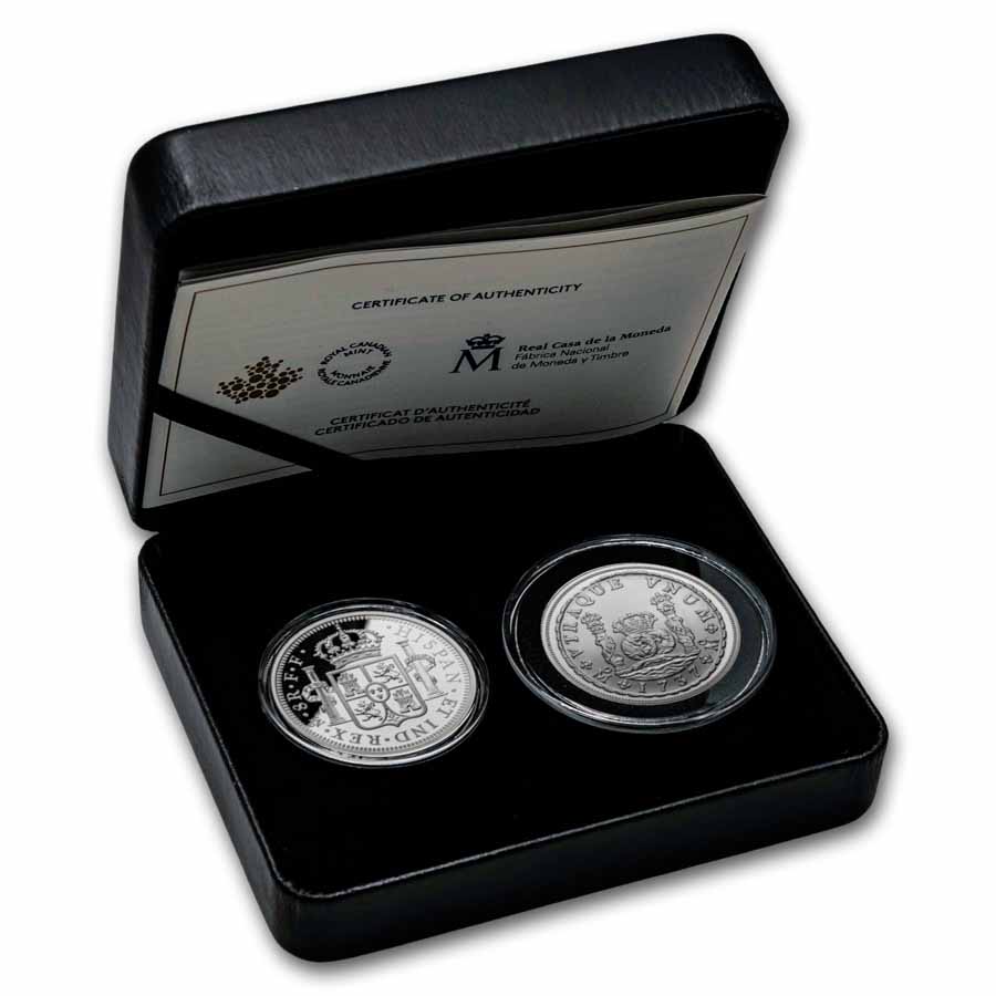 2026 RCM 1 oz Ag History of Canadian Currencies: Spanish Dollar
