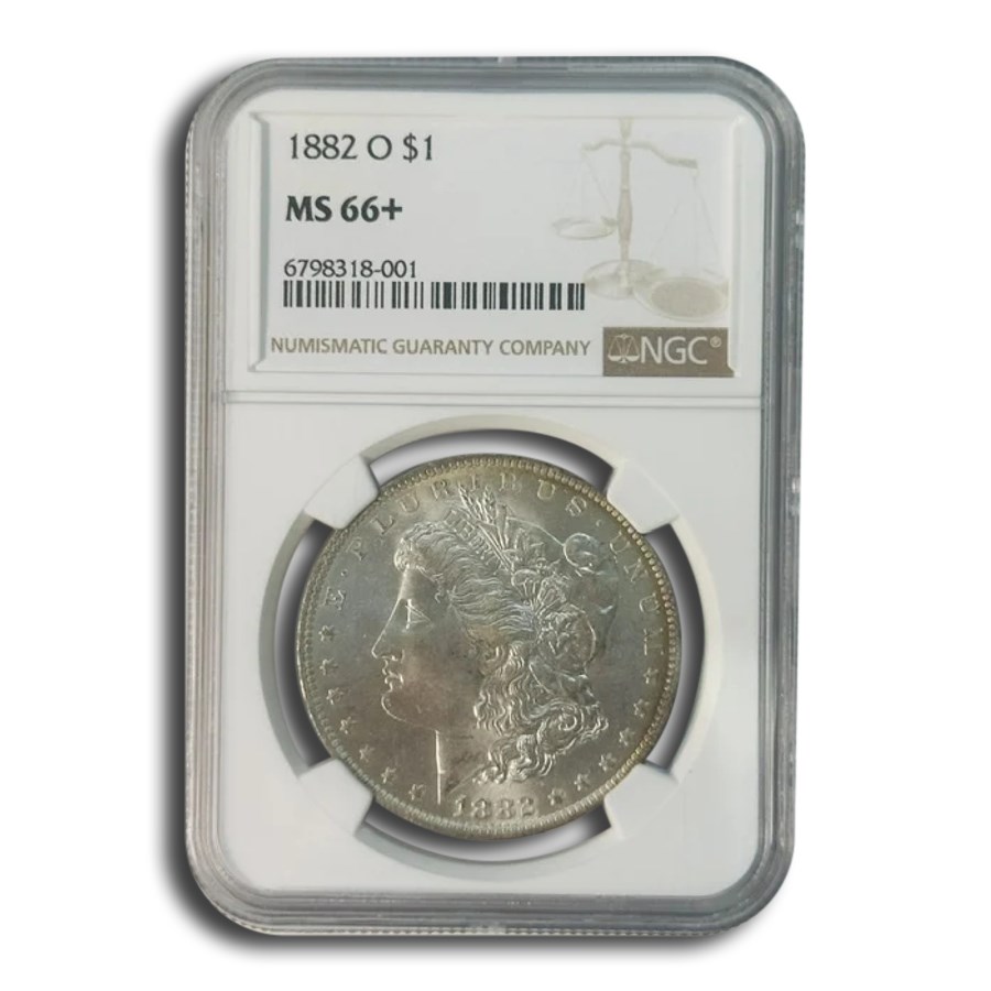 1882-O Morgan Dollar MS-66+ NGC