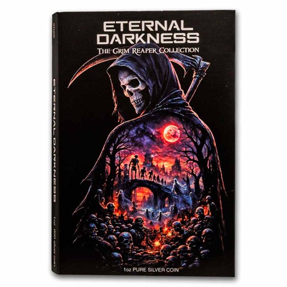 2026 Liberia 1 oz Silver Eternal Darkness The Grim Reaper: Charon
