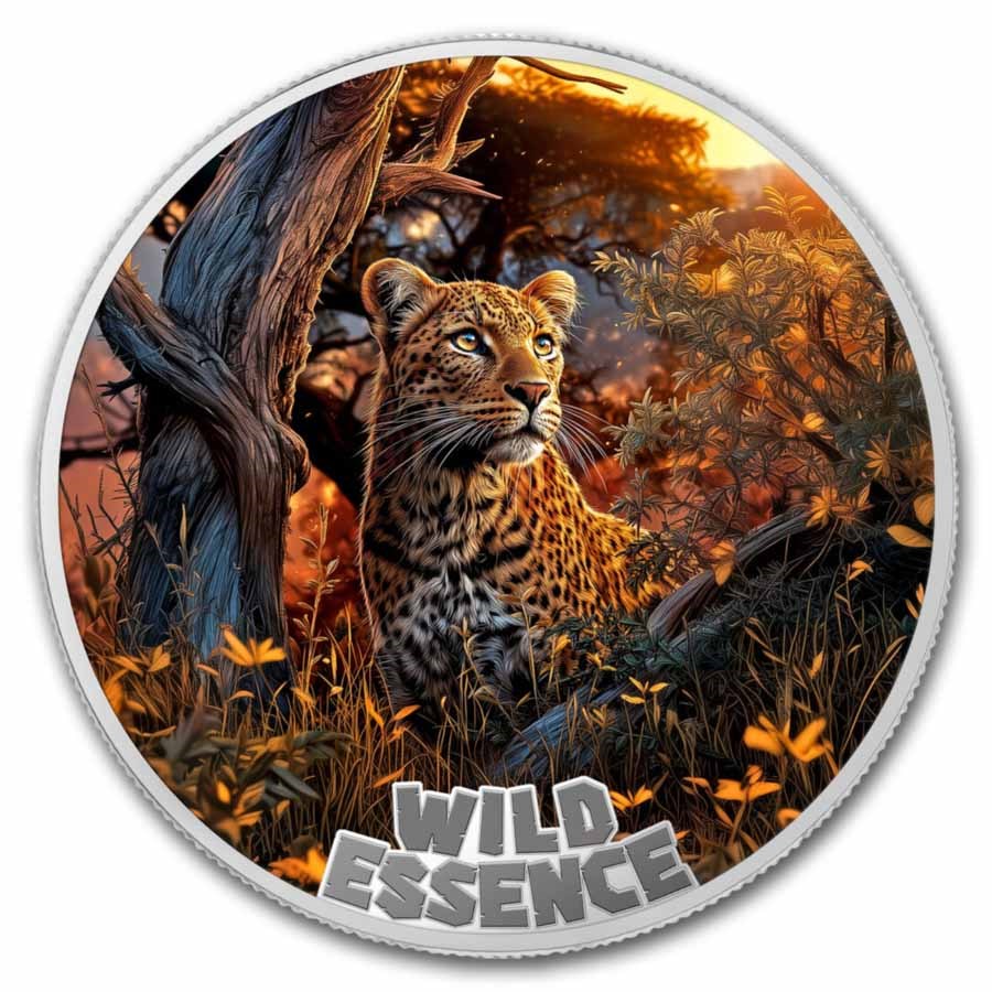 2026 Liberia 1 oz Silver Wild Essence Collection: Leopard