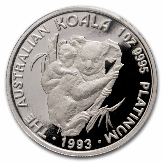 1993 Australia 1 oz Platinum Koala PR-68 PCGS