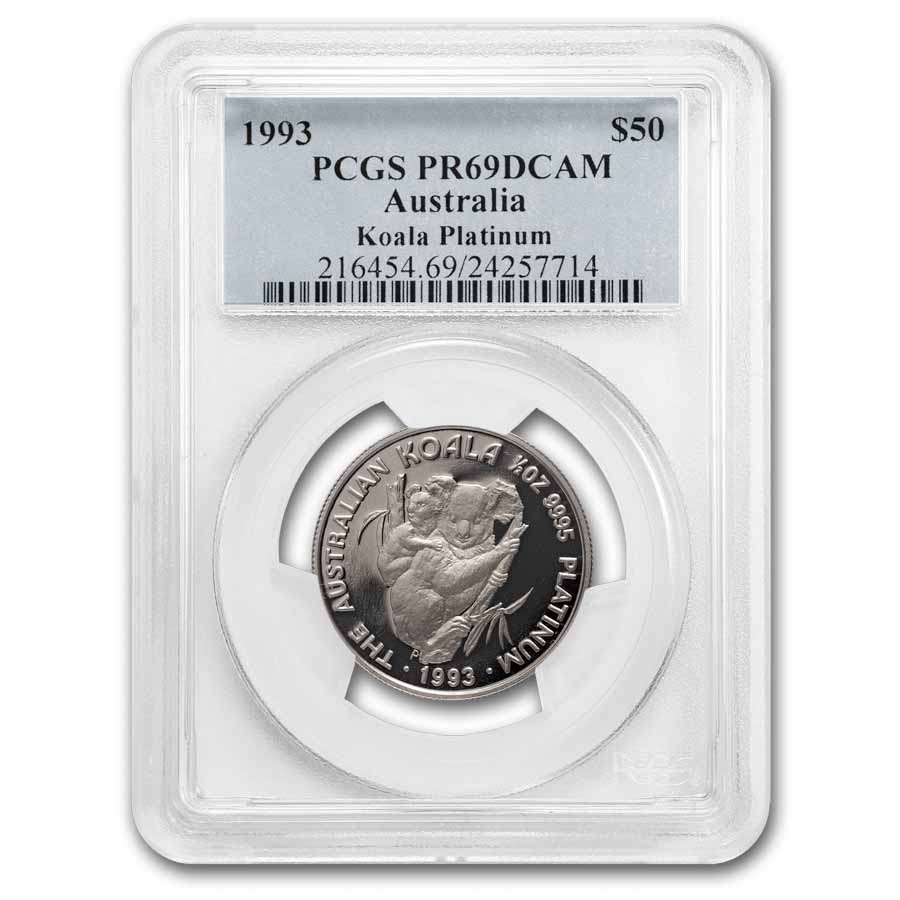 1993 Australia 1/2 oz Proof Platinum Koala PR-69 PCGS