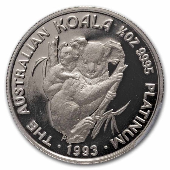 1993 Australia 1/2 oz Proof Platinum Koala PR-69 PCGS