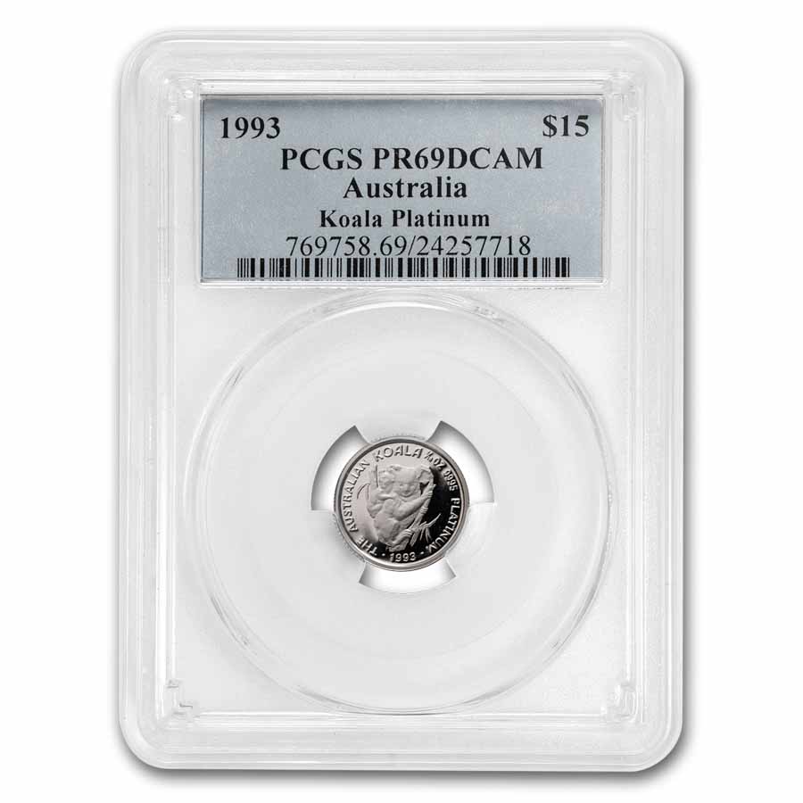 1993 Australia 1/10 oz Proof Platinum Koala PR-69 PCGS