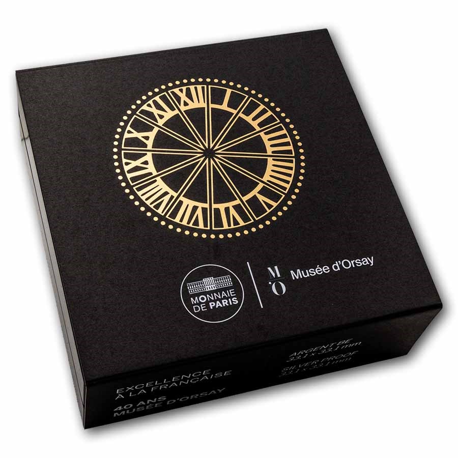 2026 France €10 Ag Proof Excellence Series (Musée d'Orsay Shape)