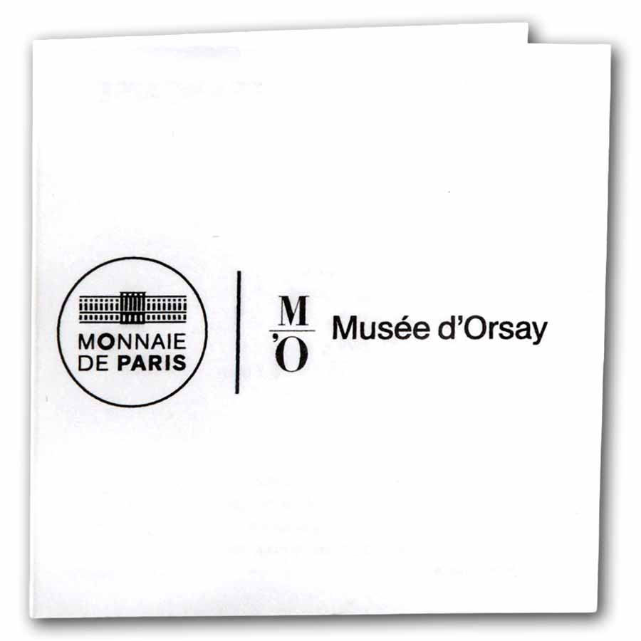 2026 France €10 Ag Proof Excellence Series (Musée d'Orsay Shape)