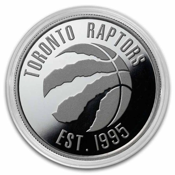 NBA Toronto Raptors 1 oz Silver Round
