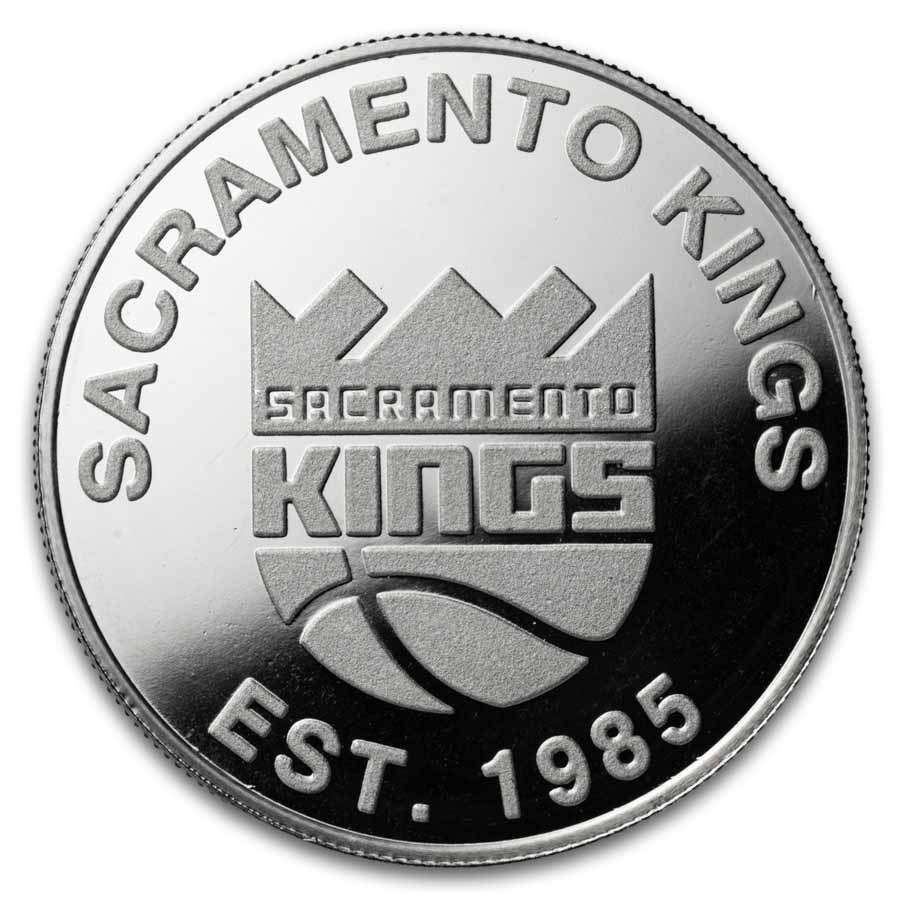 NBA Sacramento Kings 1 oz Silver Round